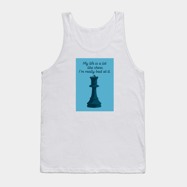 Chess Joke Tank Top by JojaShop